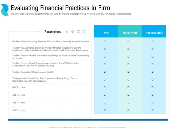Determining Crisis Management BCP Evaluating Financial Practices In Firm Ppt PowerPoint Presentation Summary Graphics Example PDF Determining Crisis Management BCP Evaluating Financial Practices In Firm Ppt PowerPoint Presentation Summary Graphics Example PDF