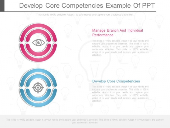 Develop Core Competencies Example Of Ppt Develop Core Competencies Example Of Ppt