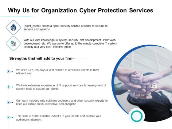 Develop Corporate Cyber Security Risk Mitigation Plan Why Us For Organization Cyber Protection Services Sample PDF Develop Corporate Cyber Security Risk Mitigation Plan Why Us For Organization Cyber Protection Services Sample PDF