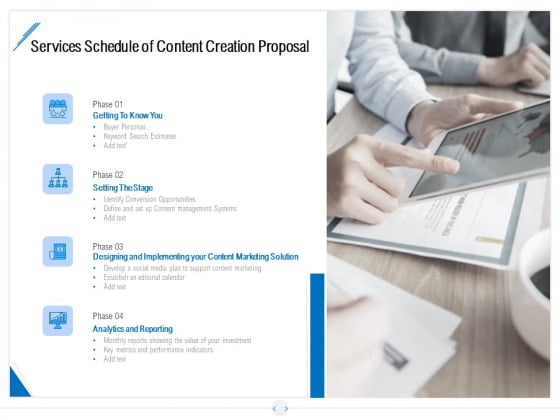 Developing Content Strategy Services Schedule Of Content Creation Proposal Ppt Gallery Example PDF Developing Content Strategy Services Schedule Of Content Creation Proposal Ppt Gallery Example PDF