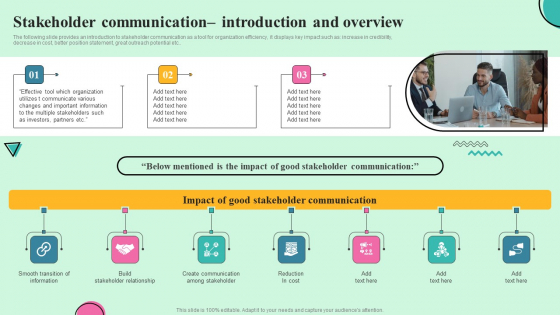 Developing Effective Stakeholder Communication Stakeholder Communication Introduction Rules PDF