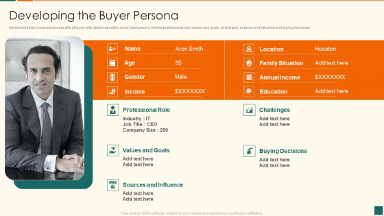 Developing Marketing Campaign For Real Estate Project Developing The Buyer Persona Portrait PDF Developing Marketing Campaign For Real Estate Project Developing The Buyer Persona Portrait PDF