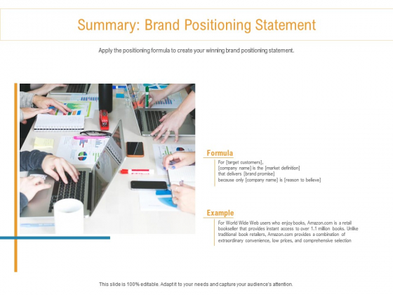 Developing New Trade Name Idea Summary Brand Positioning Statement Ppt Professional Picture PDF Developing New Trade Name Idea Summary Brand Positioning Statement Ppt Professional Picture PDF