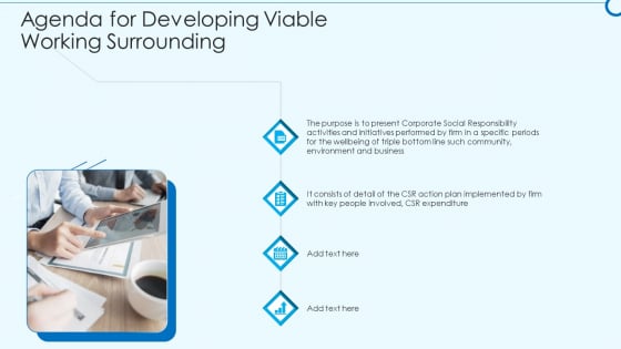 Developing Viable Working Surrounding Agenda For Developing Viable Working Surrounding Infographics PDF Developing Viable Working Surrounding Agenda For Developing Viable Working Surrounding Infographics PDF