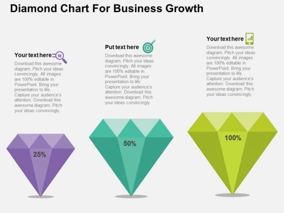 Diamond Chart For Business Growth Powerpoint Templates Diamond Chart For Business Growth Powerpoint Templates
