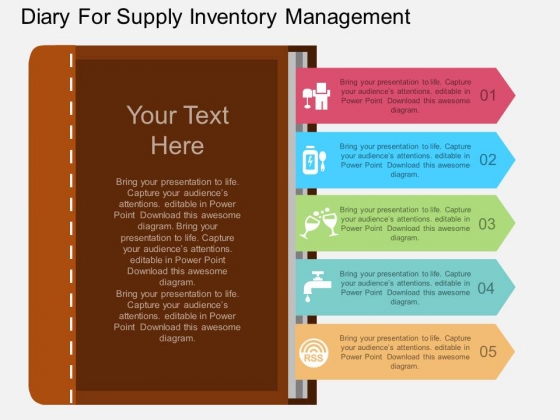 Diary For Supply Inventory Management Powerpoint Template Diary For Supply Inventory Management Powerpoint Template