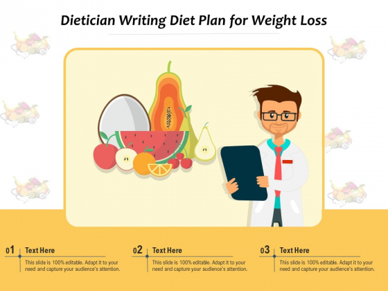 Dietician Writing Diet Plan For Weight Loss Ppt PowerPoint Presentation Ideas Graphics Pictures PDF