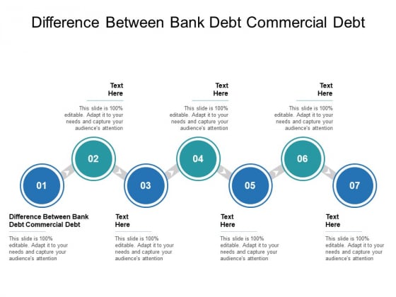 Difference Between Bank Debt Commercial Debt Ppt PowerPoint Presentation Ideas Graphics Tutorials Cpb Difference Between Bank Debt Commercial Debt Ppt PowerPoint Presentation Ideas Graphics Tutorials Cpb