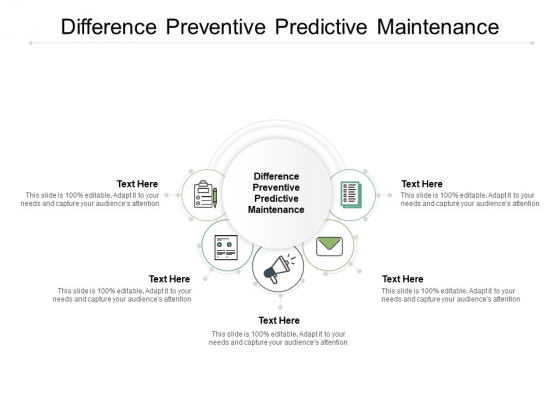 Difference Preventive Predictive Maintenance Ppt PowerPoint Presentation Portfolio Visuals Cpb Difference Preventive Predictive Maintenance Ppt PowerPoint Presentation Portfolio Visuals Cpb