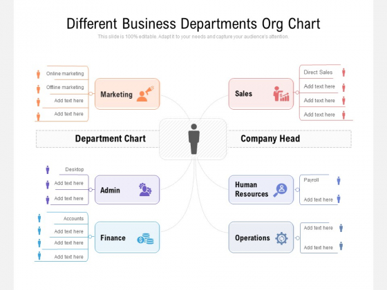 Different Business Departments Org Chart Ppt PowerPoint Presentation Icon Topics PDF Different Business Departments Org Chart Ppt PowerPoint Presentation Icon Topics PDF