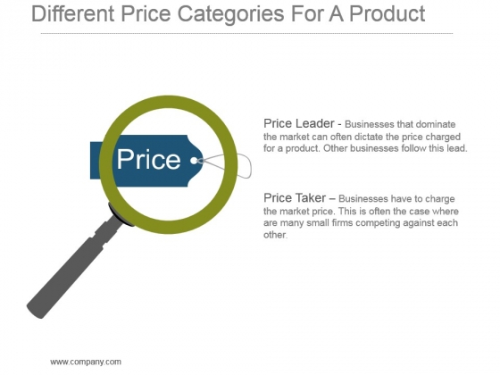 Different Price Categories For A Product Powerpoint Templates Different Price Categories For A Product Powerpoint Templates