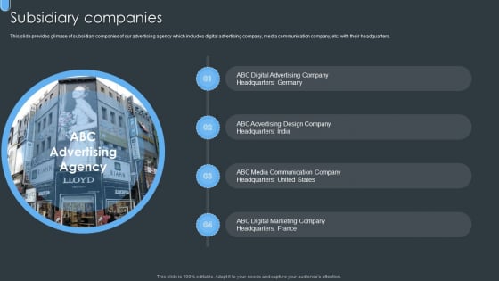 Digital Ad Marketing Services Company Profile Subsidiary Companies Mockup PDF Digital Ad Marketing Services Company Profile Subsidiary Companies Mockup PDF