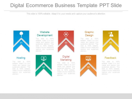 Digital Ecommerce Business Template Ppt Slide Digital Ecommerce Business Template Ppt Slide