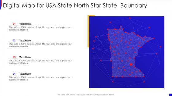 Digital Map For Usa State North Star State Boundary Mockup PDF Digital Map For Usa State North Star State Boundary Mockup PDF