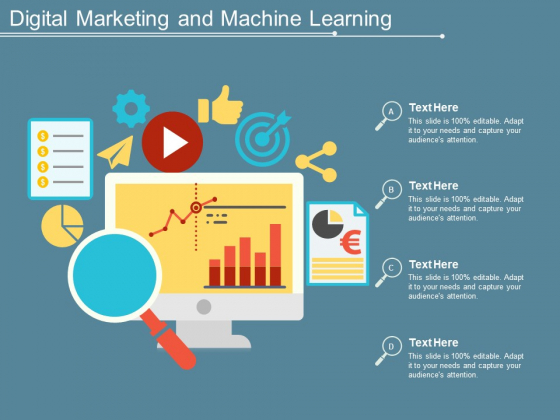 Digital Marketing And Machine Learning Ppt Powerpoint Presentation Styles Design Inspiration