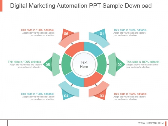Digital Marketing Automation Ppt Sample Download
