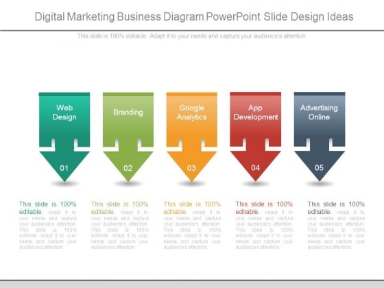 digital marketing business diagram powerpoint slide design ideas