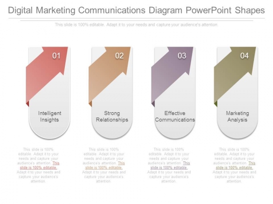 Digital Marketing Communications Diagram Powerpoint Shapes Digital Marketing Communications Diagram Powerpoint Shapes