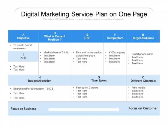 Digital Marketing Service Plan On One Page Ppt PowerPoint Presentation Diagram Templates PDF Digital Marketing Service Plan On One Page Ppt PowerPoint Presentation Diagram Templates PDF