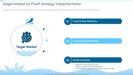 Digital Media Channels Target Market For Pump Strategy Implementation Introduction PDF