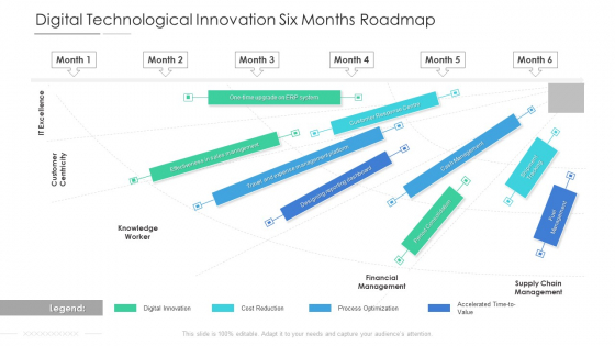 Digital Technological Innovation Six Months Roadmap Guidelines