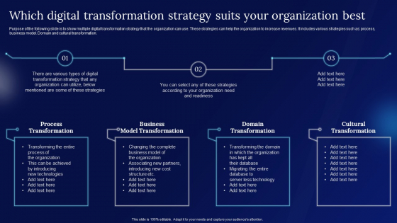 Digitalization Guide For Business Which Digital Transformation Strategy Suits Your Organization Best Slides PDF