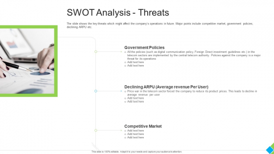 Diminishing Market Share Of A Telecommunication Firm Case Competition Swot Analysis Threats Brochure PDF Diminishing Market Share Of A Telecommunication Firm Case Competition Swot Analysis Threats Brochure PDF