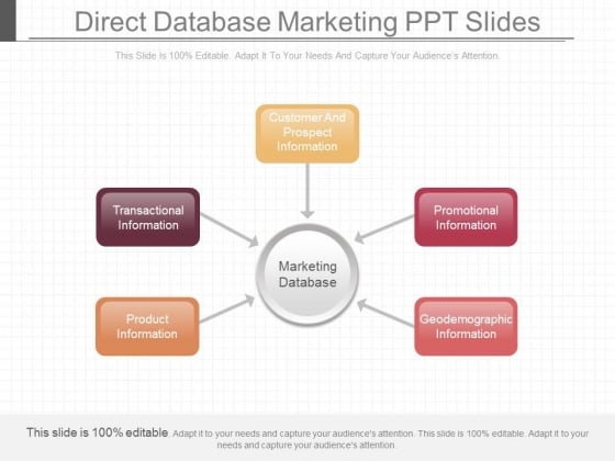 Direct Database Marketing Ppt Slides Direct Database Marketing Ppt Slides