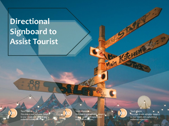 Directional Signboard To Assist Tourist Ppt Powerpoint Presentation Ideas Designs Pdf