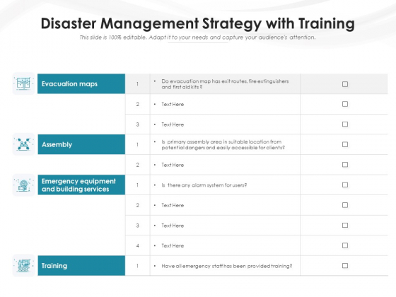 Disaster Management Strategy With Training Ppt PowerPoint Presentation File Structure PDF Disaster Management Strategy With Training Ppt PowerPoint Presentation File Structure PDF