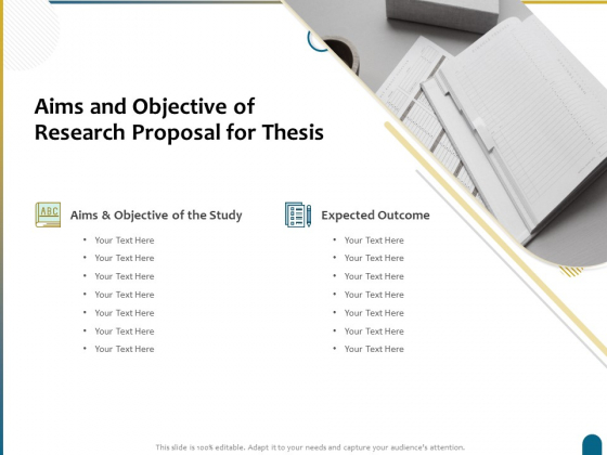 Dissertation Research Aims And Objective Of Research Proposal For Thesis Ppt File Layout Ideas PDF