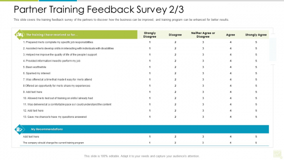 Distributor Entitlement Initiatives Partner Training Feedback Survey Develop Portrait PDF Distributor Entitlement Initiatives Partner Training Feedback Survey Develop Portrait PDF