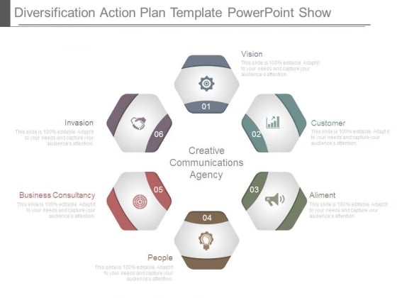 Diversification Action Plan Template Powerpoint Show