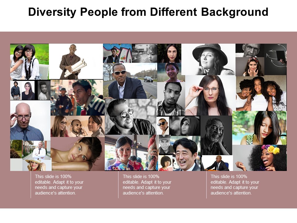 Diversity People From Different Background Ppt Powerpoint Presentation Inspiration Elements