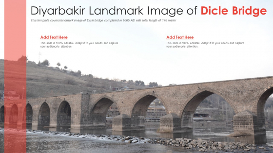 Diyarbakir Landmark Image Of Dicle Bridge PowerPoint Presentation PPT Template PDF Diyarbakir Landmark Image Of Dicle Bridge PowerPoint Presentation PPT Template PDF