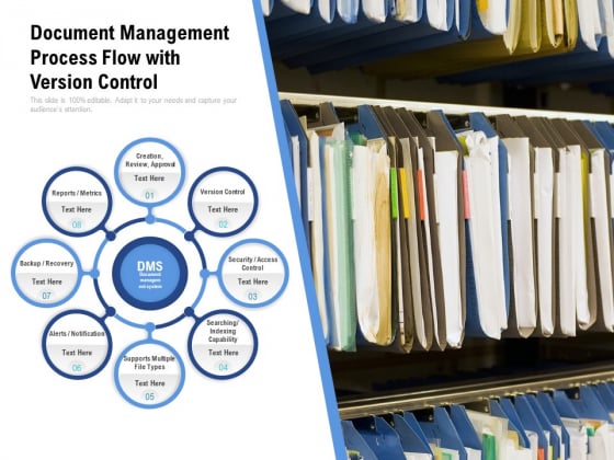 Document Management Process Flow With Version Control Ppt PowerPoint Presentation File Master Slide PDF Document Management Process Flow With Version Control Ppt PowerPoint Presentation File Master Slide PDF