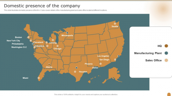 Domestic Presence Of The Company Company Performance Evaluation Using KPI Demonstration PDF Domestic Presence Of The Company Company Performance Evaluation Using KPI Demonstration PDF