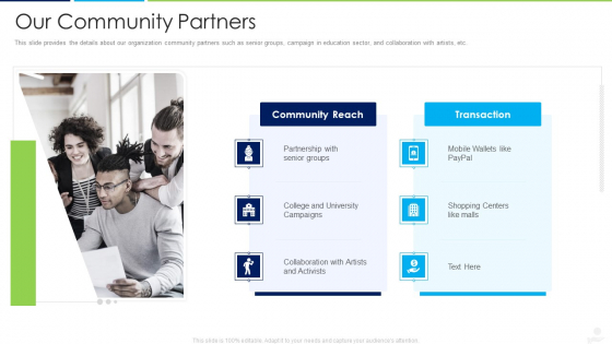 Donors Capital Financing Our Community Partners Template PDF