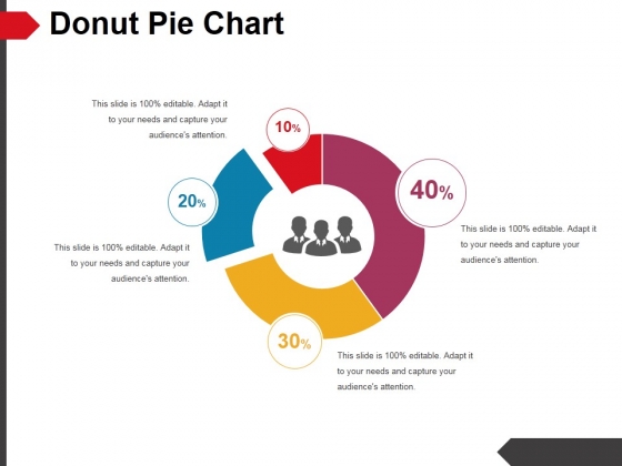 Donut Pie Chart Ppt PowerPoint Presentation Summary Guide