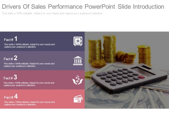 Drivers Of Sales Performance Powerpoint Slide Introduction Drivers Of Sales Performance Powerpoint Slide Introduction