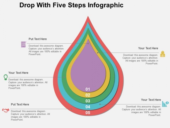 Drop With Five Steps Infographic Powerpoint Templates Drop With Five Steps Infographic Powerpoint Templates