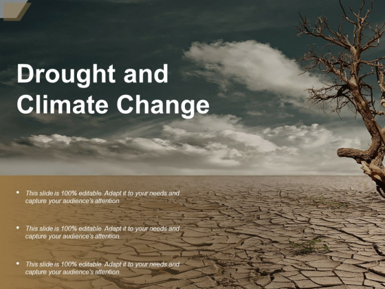Drought And Climate Change Ppt PowerPoint Presentation Styles Elements