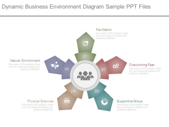 Dynamic Business Environment Diagram Sample Ppt Files