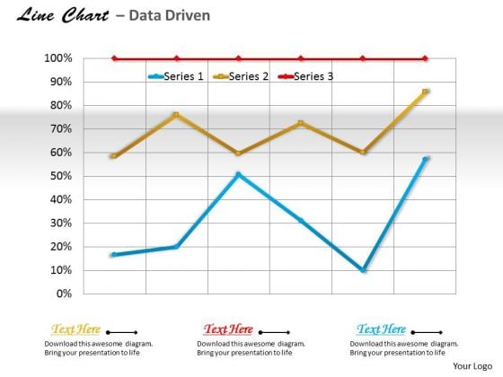 Data Analysis Template Driven Line Chart For Business Trends PowerPoint Slides Templates