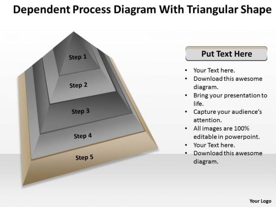 Dependent Process Diagram With Triangular Shape Business Proposal Examples PowerPoint Slides Dependent Process Diagram With Triangular Shape Business Proposal Examples PowerPoint Slides
