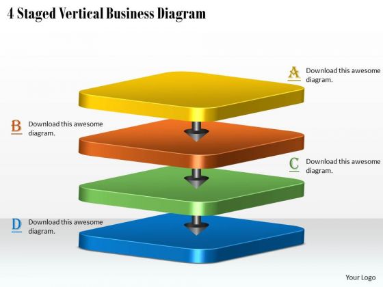 Develop Business Strategy 4 Staged Vertical Diagram Strategic Management Plan Develop Business Strategy 4 Staged Vertical Diagram Strategic Management Plan