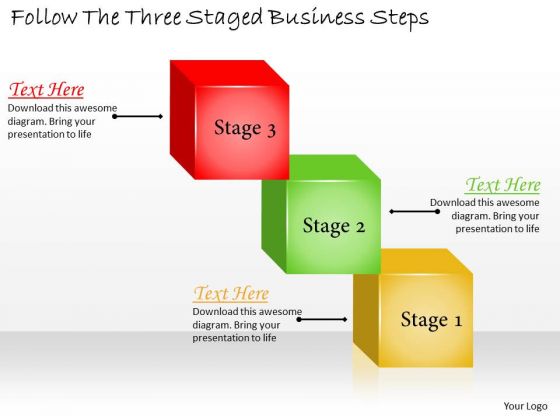 Develop Business Strategy Follow The Three Staged Steps Simple Strategic Plan Template Develop Business Strategy Follow The Three Staged Steps Simple Strategic Plan Template