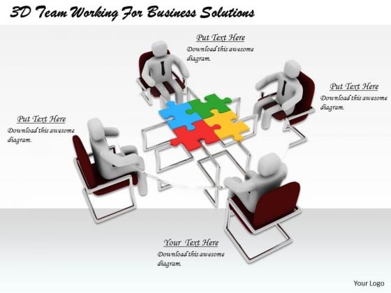 Developing Business Strategy 3d Team Working For Solutions Concept Developing Business Strategy 3d Team Working For Solutions Concept