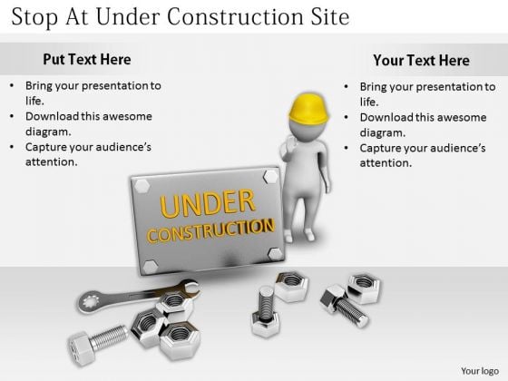 Developing Business Strategy Stop Under Construction Site Adaptable Concepts