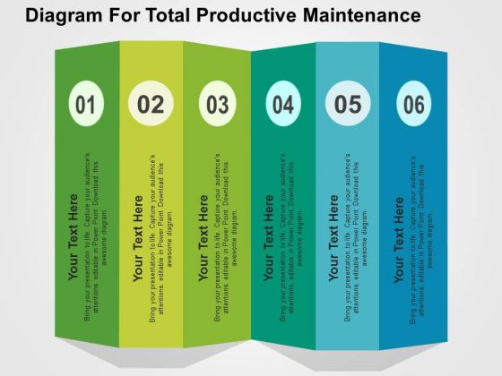 Diagram For Total Productive Maintenance PowerPoint Template Diagram For Total Productive Maintenance PowerPoint Template